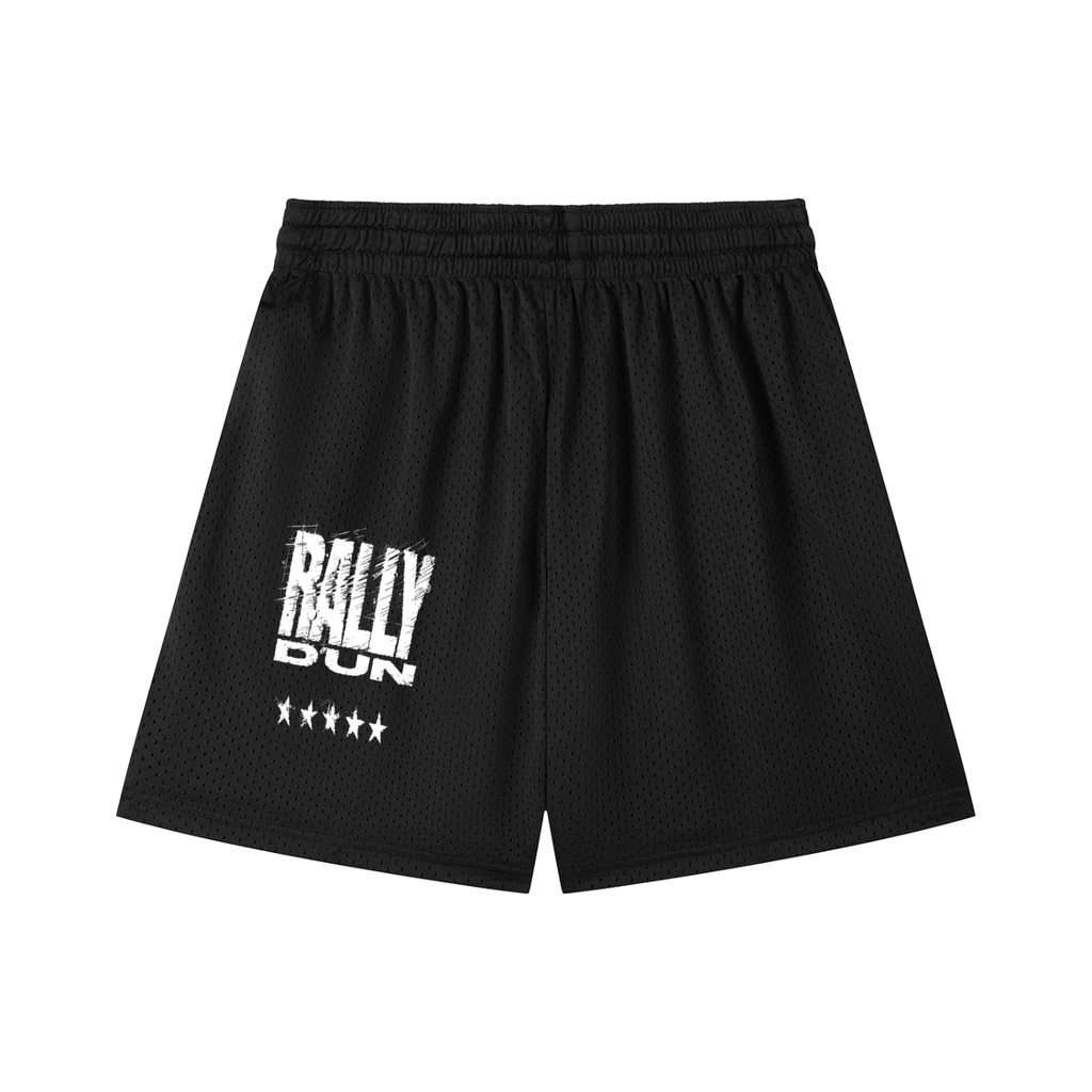 Mesh Drawstring Shorts