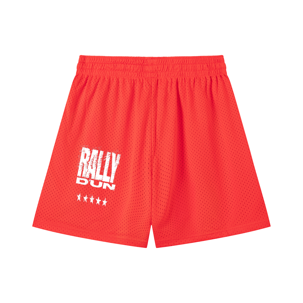Mesh Drawstring Shorts