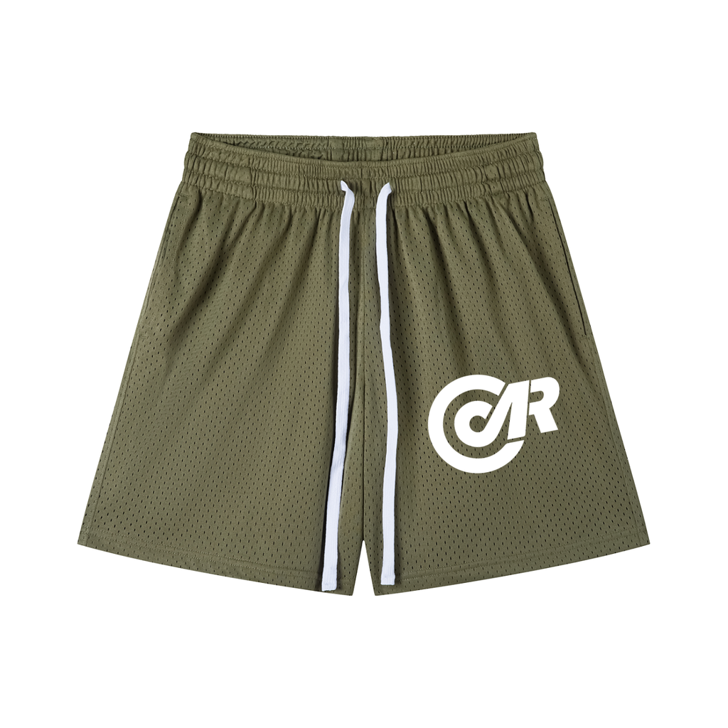 Mesh Drawstring Shorts