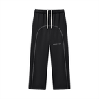 Contrast-Stitched Fleece Sweatpants