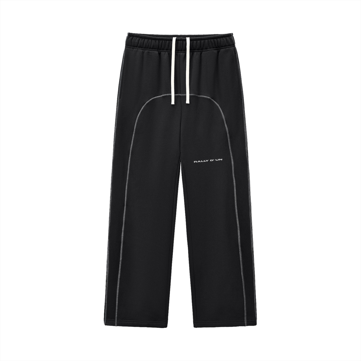 Contrast-Stitched Fleece Sweatpants