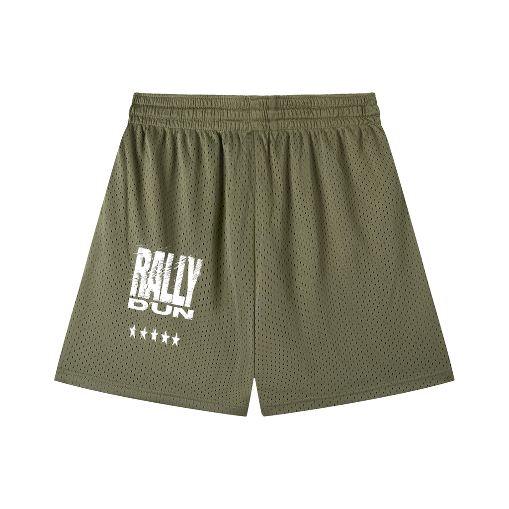 Mesh Drawstring Shorts